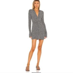 Free People Vintage Combo Mini Dress - Black